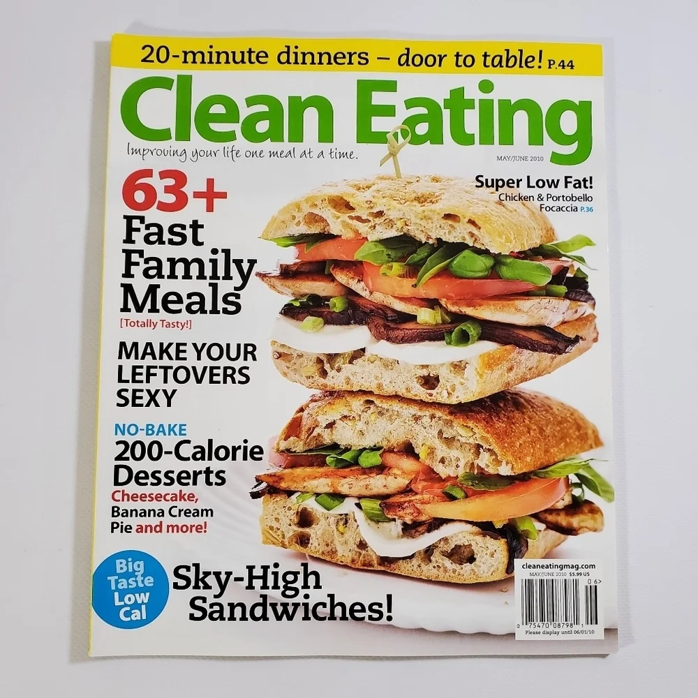 Clean Eating Magazines Healthy Living & Whole Food Recipes Set C